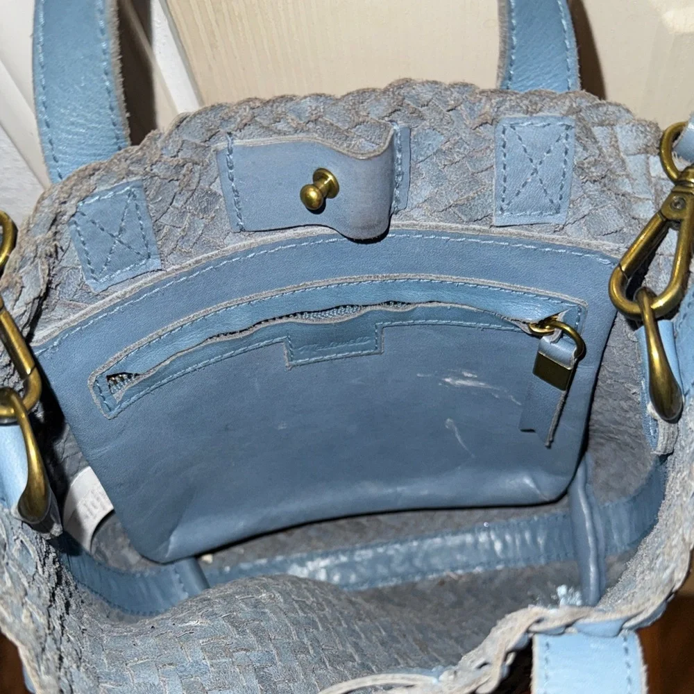 Madewell Woven Crossbody Bag in Dark Gray - Picture 3 of 3